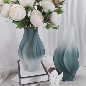 Vazen moderne minimalistische kleine cycloonimitatie porselein glazen vaas Hydroponische bloemen droge tafel apparaat licht Luxu
