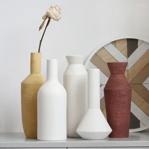 Vases Moderne Morandi Céramique Vase Accessoires Art Maison Salon Bureau Ameublement Artisanat Bureau Table Basse Figurines Décoration