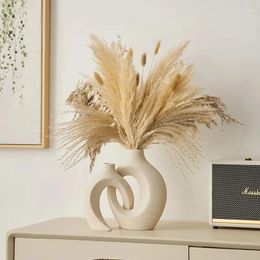 Vases Modern Nordic Style Flower Decoration Home Room Shelf accessoires