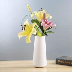 Vazen Nordic Keramische Vaas Effen Kleur Bloempot Tuin Pot Planter Decoratieve Gereedschap Voor Zitkamer Kantoor Desktop Decoraties