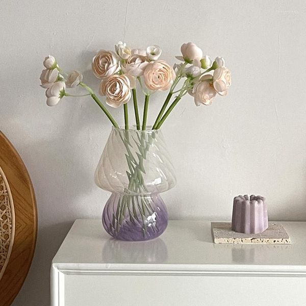Vases Vase En Verre Nordique Creative Hydroponique Plante Fleur Arrangement Artificiel Décoration De Mariage Acryl Bloemenvaas