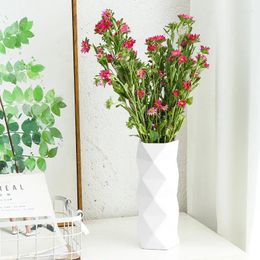 Vases Vase en céramique d'art irrégulier nordique, décoration de salon, arrangeur de fleurs séchées, appareil hydroponique créatif, vente en gros