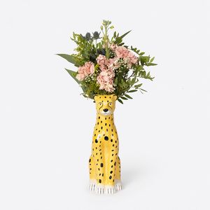 Vases Nordic Leopard Vase Home Decor Céramique Creative Décoration Accessoire Flowerpot Chambre Sculpture Flowe 230828