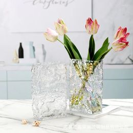 Jarrones Nordic Minimalista Vase creativa Decoración del hogar Ins Estilo de flores hidropónicas ESTADILLO Hermoso