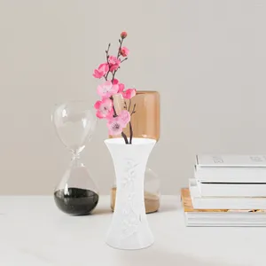 Vases Nordique Plastique Prune Vase Hydroponique Planteur Blanc Fleur Arrangement Table Centres Pots Pour Plantes