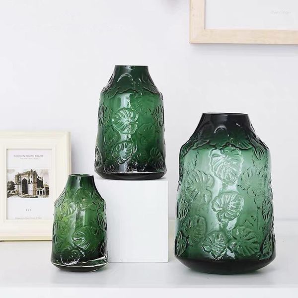 Vases nordique vitrail Vase hydroponique abstrait moderne décoration de la maison fleur El ménage Table cadeaux de mariage