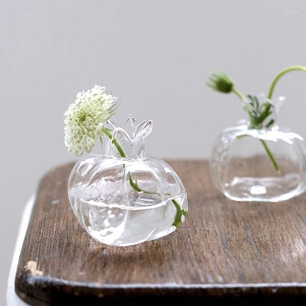 Jarrones Florero nórdico Flor de cristal para bodas Eventos Decoración Arreglos Flores Oficina Mesa Decoración Hogar