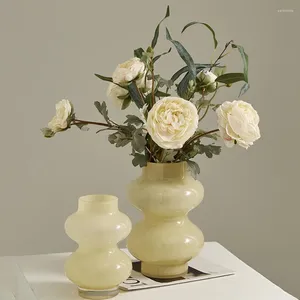 Vases Original Vase Decoration Home Céramique Round Ornement élégant Porcelaine moderne Porcelaine Unique European Jarron Decor