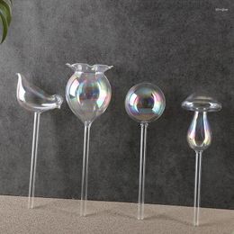 Vases Pack de 4 plante en verre irisé arrosage des globes