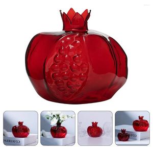 Vazen granaatappelglas vaas bruiloft bloemen decoraties cilinder hydroponic container voor
