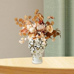 Vases Porcelain Ginger Jar Storage Canister Ceramic Flower Vase Affichage Artisanat