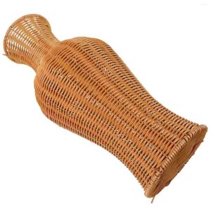 Vases Rattan Vase Woven Flower Wedding Container Simple Simulation Pot Tall Fake Plant Floor