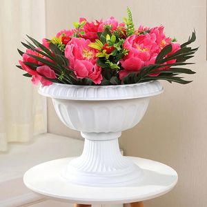 Vazen Romeinse bloempot Wedding Plant Container Vanda Planters Decoratieve bloemenpot Plastic Retro