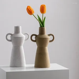 Vases Room Flower Vase Vase Amphora Kettle Living Living Widing European Table Dining Creative Container Arrangement