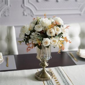Vases vendent des ornements de vase en verre de luxe classique européen