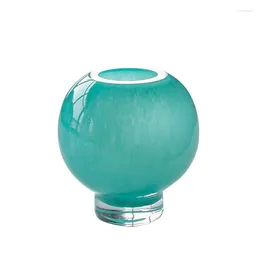 Vazen Eenvoudige en lichte luxe glazen vaas Bloemenwaren As Tafelarrangement Hydrocultuur Kleine mond Woondecoratiestukken