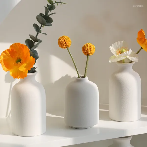 Vases Simple Ceramic Vase Table Decoration Decoration Wedding Nordic Home Living Room