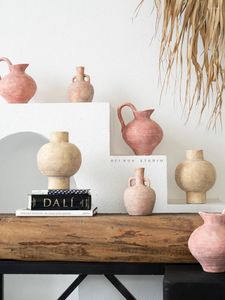Vases simples de style chinois en céramique vase créatif décoration décoration maison couloir corridor ornement de porcelaine comptoir fait à la main