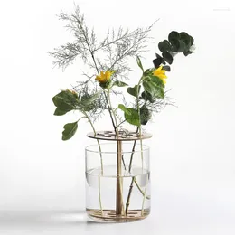 Vazen Eenvoudige Hydrocultuur Reageerbuis Transparante Vaas Creatieve Jardiniere Nordic Bloemen Thuis Tafelblad Grote Eenvoud Decoratie
