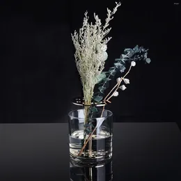 Vases simple décoration intérieure vase créative tube à essai transparent