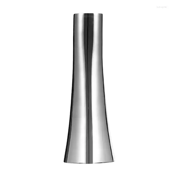 Vases en acier inoxydable Vase Vase moderne Tabletop-Vase Metal Flowerpot 6.7 pouces DÉCORATIONS ET OUTILS INCOREI