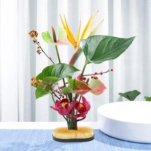 Vases Vases en acier inoxydable Aigneure Flower Solder pour disposition de vase de bricolage Sun Moon Shape Floral Home