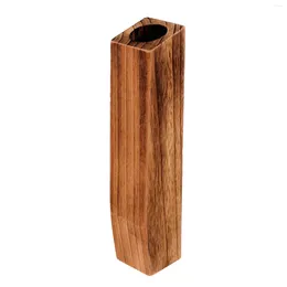 Vases Tabletop Decoration Bois Bois Pot de bois Fleur créative Planteur Planteur Plancher debout