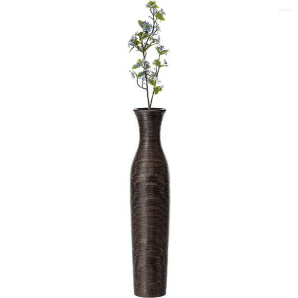 Vases Vastes décoratifs décoratifs modernes Rippeet Design Floor Decoration Vase décoration Home Decorations Brown 27,5 pouces Freight gratuit