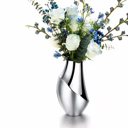 Vases Grand vase de luxe original plante moderne métal style nordique salon pot hydroponique décoration décoration de la maison