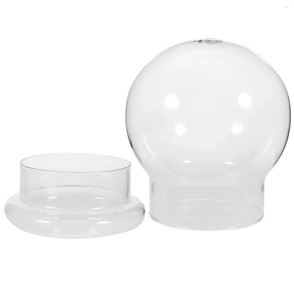 Vases transparente en verre écologique en verre Dome Microlandscape Terrarium Container Drop Livrot Home Garden DHTQB