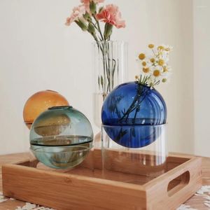 Vases cadeaux transparents Pot de fleur bouteille en verre décoration mariages fête Vase Table décor maison