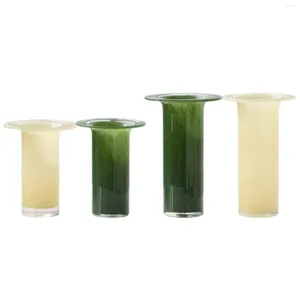 Vases Trumpet Mouth Glass Vase Table Centres de table