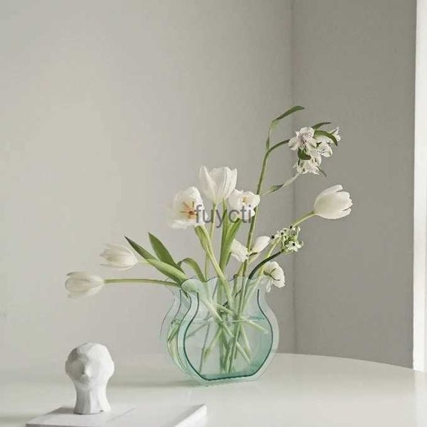 Vasi Tulip Vaso Vaso di fiori acrilico Decorato Acquario Decorazione della tavola Soggiorno Decorazione della casa Vasi Arredamento moderno YQ240117