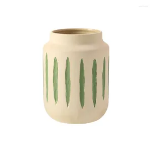 Vases Vase Creative multicolor peinture en céramique Flowerpot Home Niche Desktop Indoor bassin haut niveau d'apparence décoration