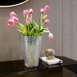 Vazen vaas decoratieve objecten voor woninginrichting luxe kantoor decoratie keramische bloempotten indoor bloemen verhalen hydroponics