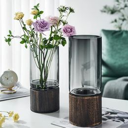 Vases Vase De Luxe Transparent Style Nordique Grand Hydroponique Salon Arrangements De Fleurs Décoration Habitacion Décor Maison