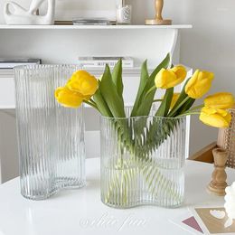 Vazen vasen ornamenten woonkamer bloem arrangement glas hoogwaardig gevoel van netto beroemdheid licht luxe hydrocultuur transparant