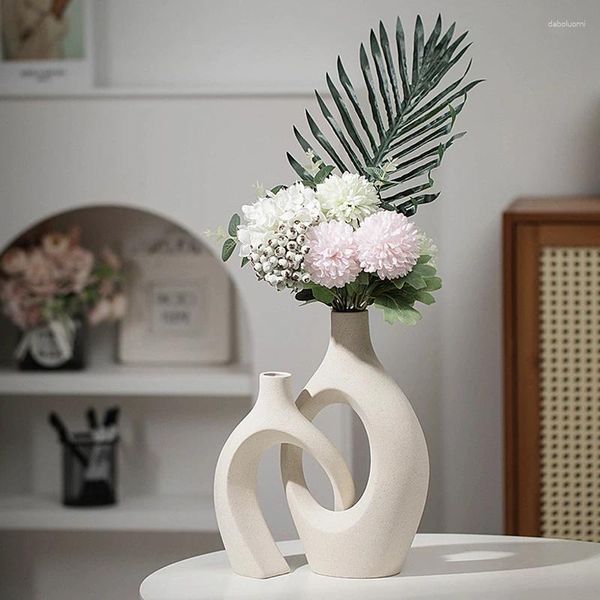 Vases VILEAD Vase à fleurs de mariage nordique, accessoires de décoration intérieure, combinaison de maison, salon, chambre à coucher, Collection de table, cadeaux, article