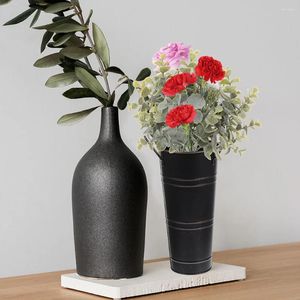 Vases arrangement floral de seau de fer à vase à fleurs vintage