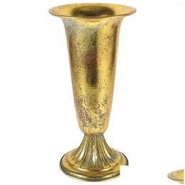 Vases Vintage Vase à fleurs Urne Planteur Floral Séché Stockage Table de mariage Pièce maîtresse Drop Livraison Maison Jardin Dhfos