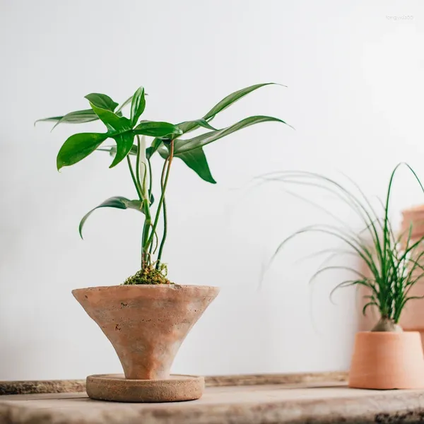 Vases Pot en céramique en forme de chapeau à main