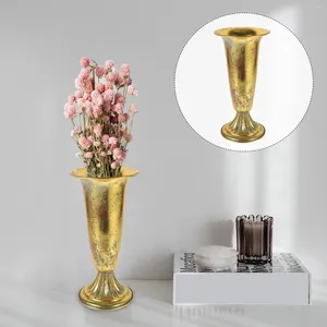 Vases Vintage métal fleur pot livre vase pour fleurs décoratif mariage plante ornement bureau décoration fer art créatif