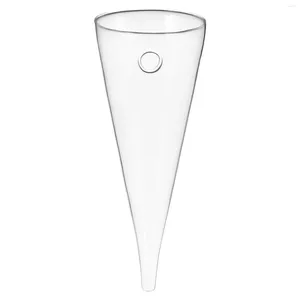 Vases en verre suspendu mural terrarium Vase Vase Hydroponic Continer Cone Fleu