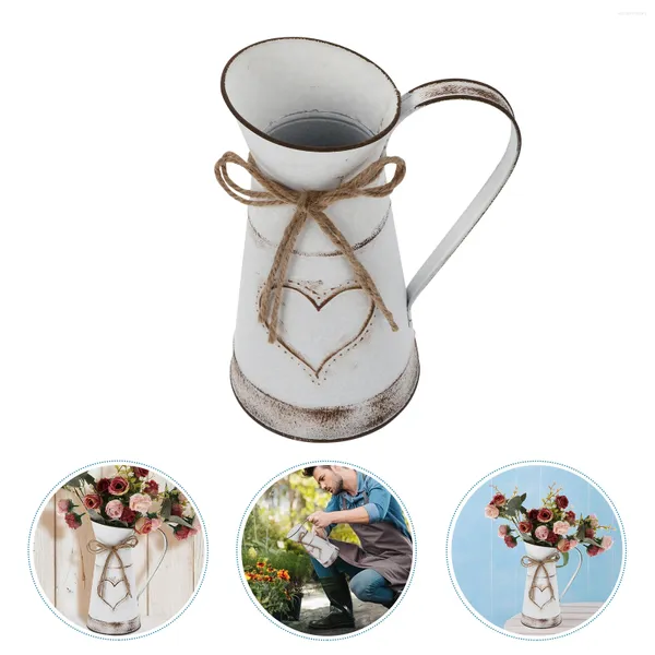 L'arrosage des vases peut vase Vase Metal Flower Pot Pot de Noël décorations intérieures arrangement