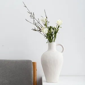 Vazen witte moderne keramiek vaas voor bloemen decoratie veelzijdigheid goede geschenken keramiek