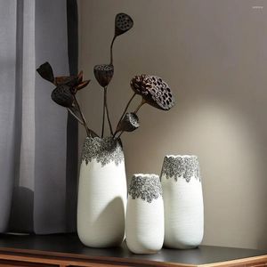 Vases Vase Vase Céramique Creative Living Room Table Flower Arrangement Flower Decor Home Decor Aesthetics with Séché