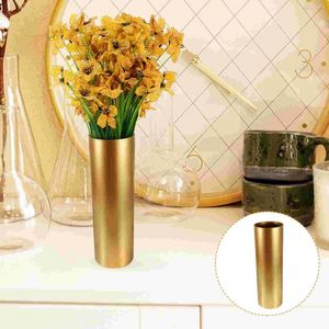 Vazen Smeedijzeren Vaas Goud Decor Rustieke Bloemkannen Versieren Metalen Bruiloft Decoratie Emmer Retro Pot