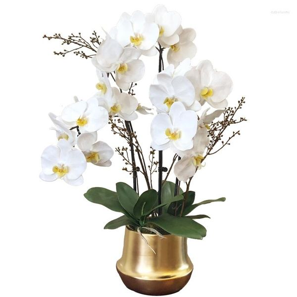 Vases YY Floral Salon Faux Fleur Soie Nordique Moderne Lumière De Luxe Doux Décoration Maison