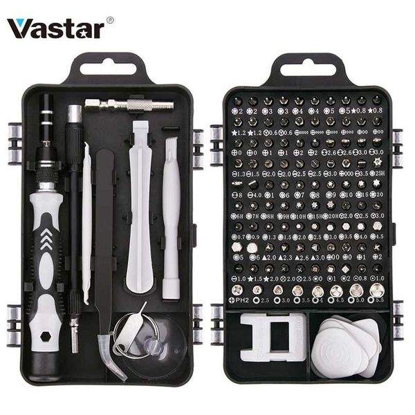 Vastar 115 en 1 jeu de tournevis Mini tournevis de précision Torx pour Ipad ordinateur téléphone portable réparation outils à main 211110