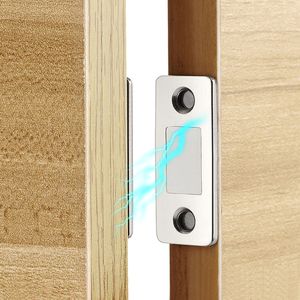 Vastar 2 stks/set magnetische kast vangt magneet deurstops verborgen deur dichter met schroef voor kastkast meubels hardware